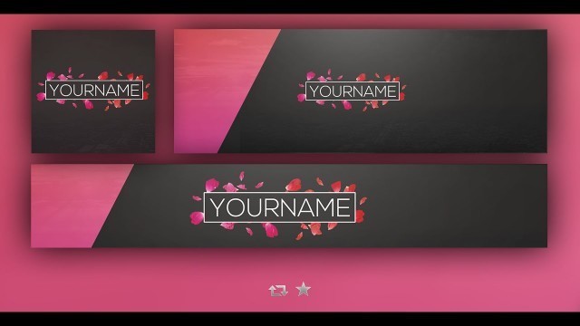 'Free GFX: Template Clean Hipster Style (YouTube Banner, Avatar/Logo, Twitter Header)(2016)'