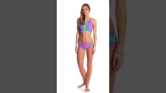 'Hobie Swimwear Mix It Up Boycut Hipster Bikini Bottom | SwimOutlet.com'