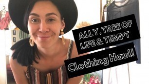 'CLOTHING HAUL! Tree Of Life, Ally And Tempt'