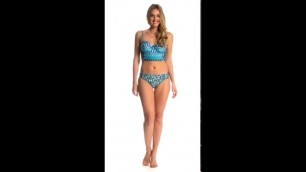 'Kenneth Cole Reaction Beyond the Sea Scrunch Back Hipster Bikini Bottom | SwimOutlet.com'