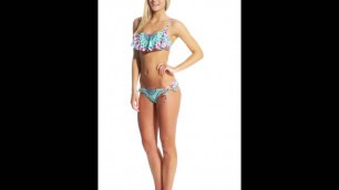 'Hobie Swimwear Mazatlan Medallion Adjustable Hipster Bikini Bottom | SwimOutlet.com'