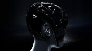 'Futuristic Fashion Helmet'