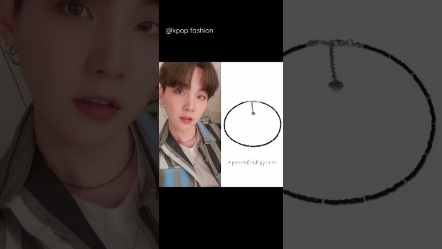 'Korean necklace inspired by Idols | kpop fashion #blackpink #bts #twice #talkthattalk #jisoo #jennie'