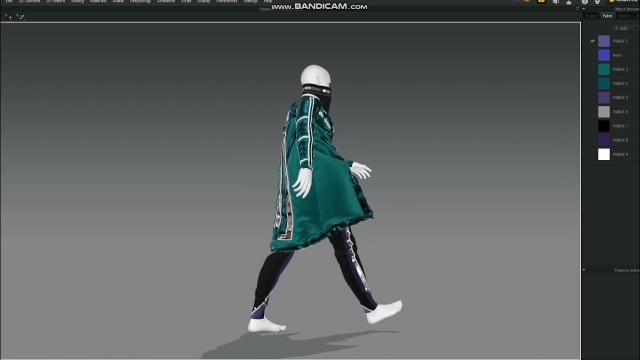 'Futuristic Clothes Animation'