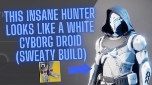 'DESTINY 2 FASHION HOW TO STYLE THE STOMPEE5 LEGS FOR A FUTURISTIC ALL WHITE HUNTER LOOK !'