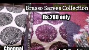 'Brasso Sarees collection|Rs.280 onlyA.R.Fashion tamil'