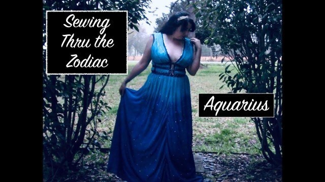 'Sewing Thru The Zodiac: Aquarius'