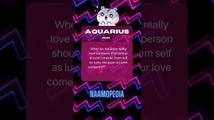 'Aquarius ♒  Facts you need to Know ? #shorts #viralshorts #Zodiac signs'