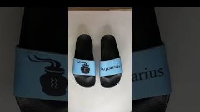 'Aquarius Zodiac Slide by Norie Shoes'