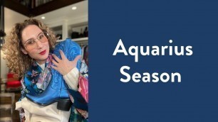 'Aquarius Season | Zodiac Style | Over Fifty Fashion | Fashion Advice | Carla Rockmore'