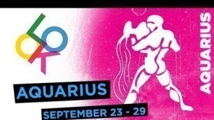 'Aquarius Horoscope: Style By Sign Week of September 23rd'