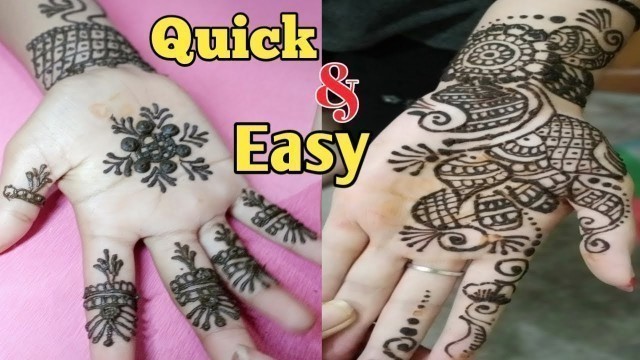 'Mehendi design || Sawan special || Simple Arabic Mehandi design ||R Fashion Villa'