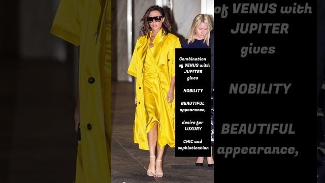 'Venus in Aquarius Victoria Beckham #astrology #jyotish  #victoriabeckham #style #venusinaquarius'