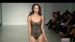 'fashion SHOW  LINGERIE JOURNAL  fashion week spring 2017 fashion dress open dresses'