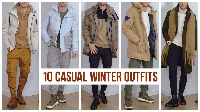 '10 Casual Winter Outfit Ideas for Men | Style Inspiration'