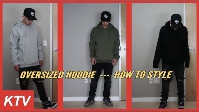 'OVERSIZED HOODIE MEN STREETWEAR'