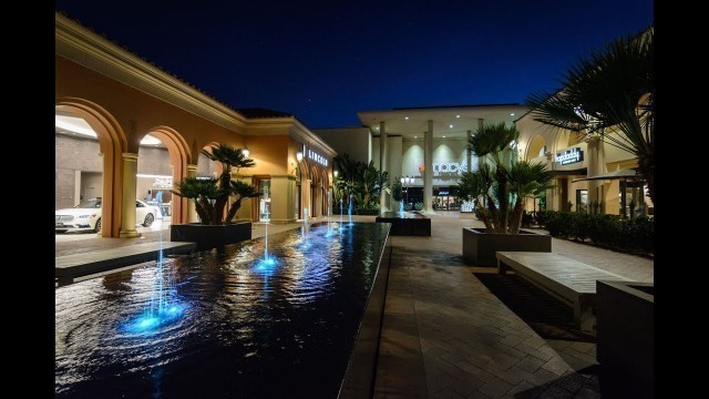 'Fashion Island, Newport Beach, California, USA - Crystal Fountains'