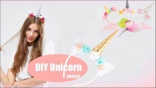 'How to made flower unicorn headbands？'