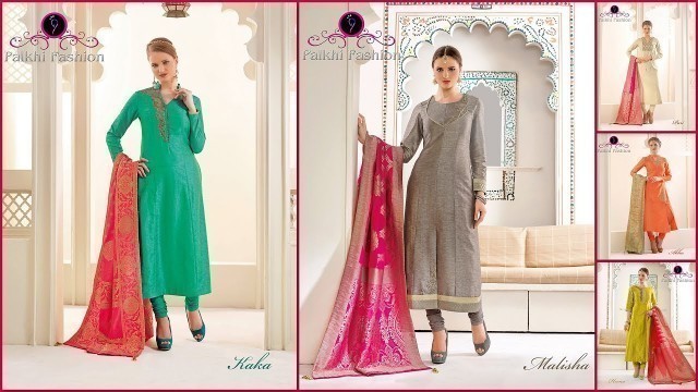 'Banarasi Dupatta Salwar Kameez Collection | Indian Designer | Palkhi Fashion'