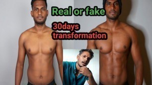 '30 days transformation Real or fake || Mens fashion tamil || Tamil fitness and bodybuilding channel'