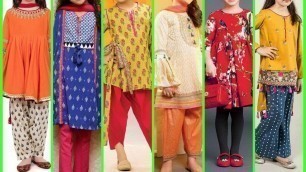 'Radiant and New Baby Girl Casual Outfits || Beautiful and Stylish Little Girl Trouser Shirts Designs'