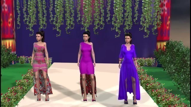 '3D Animation Fashion Show / Show khaub ncaws Hmoob qauv tshiab.'