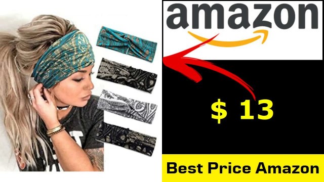 'Catery Boho Headbands Criss Cross Headband Headpiece (Pack of 4） (Vintage-4 Pack) | Amazon Price'