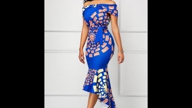 'Exquisite #African Print Dresses And Styles 2018: Beautiful And Fashionable Dresses'