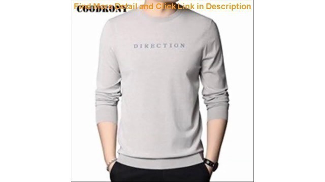 'Review COODRONY Brand Sweater Men Streetwear Fashion Pull Homme 2020 Autumn Winter New Arrival Wool'