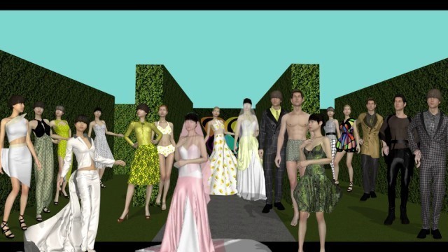 'Labyrinth 3D Fashion Show by Perry Uwanawich Spring/Summer'