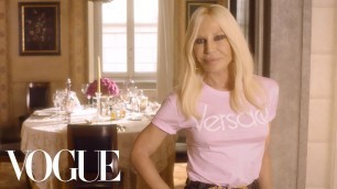 '73 Questions With Donatella Versace | Vogue'