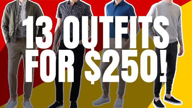 '13 Stylish Outfits Under $250 | Walmart Haul 2020 | Men\'s Fashion Lookbook'