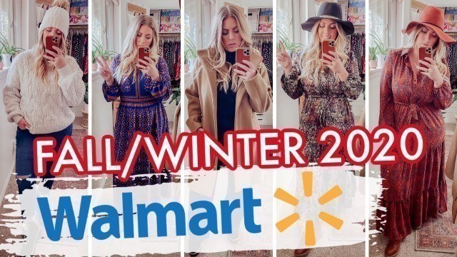 'FALL/WINTER 2020 Walmart Try-On Haul | Petite/Curvy Fashion | New Scoop and Time & Tru'