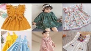 'Little girl\'s frock design|| Baby girl dresses || baby girl frock designs 2021'