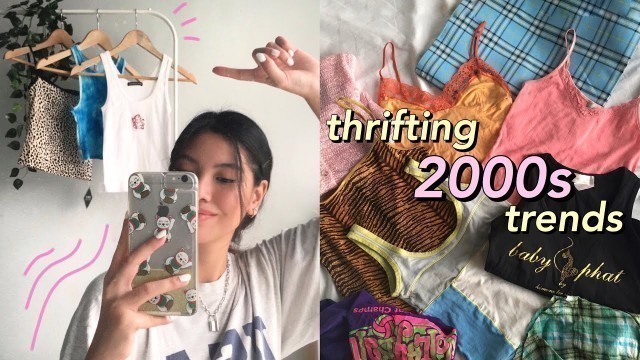 'THRIFTING Y2K TRENDS ☆ early 2000s thrift trip!'