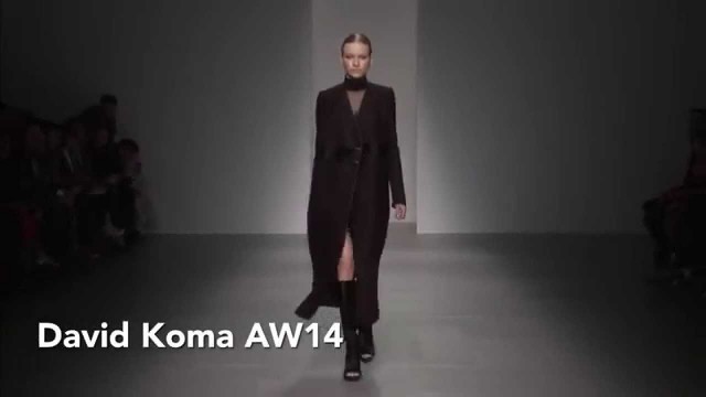 'David Koma 2014 Fall Winter | London Fashion Week | C FASHION'