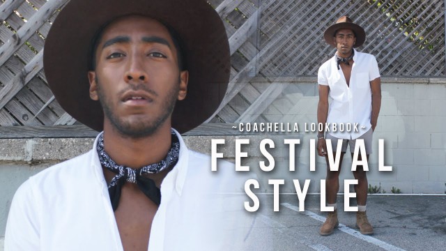 'What To Wear To Coachella | Coachella Outfits + Mens Festival Fashion/ Style | Keani White'