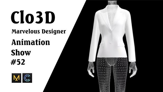 'CLO 3D Runway- Virtual Fashion Show- Clo3D- Marvelous Designer | Clo3D animation (P52) | Fashion 3D'