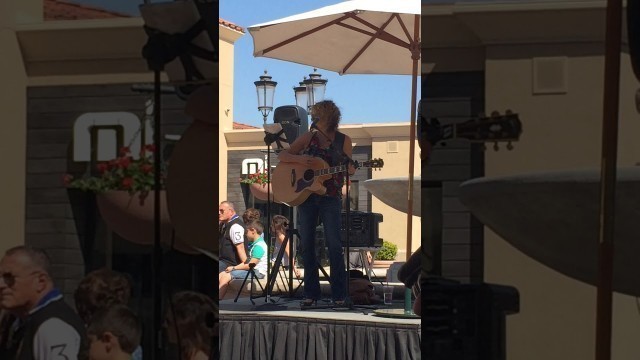 'More Girl and guitar Fashion Valley Mall Orange County'