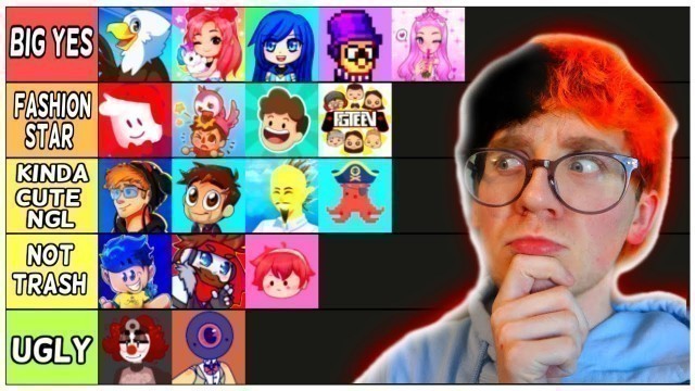 'Roblox YouTuber Fashion Tier List'