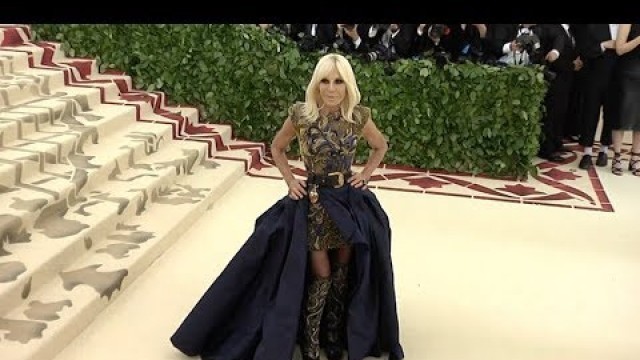 'Donatella Versace at the 2018 MET Gala'