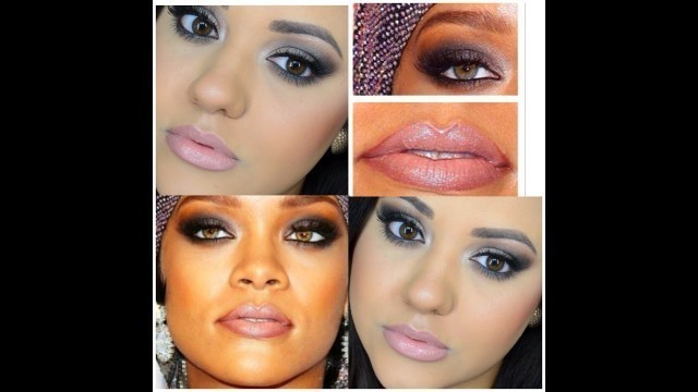 'Rihanna Fashion Icon Awards Inspired Makeup Tutorial'