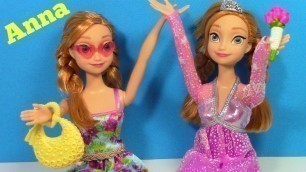 'Frozen ANNA Barbie Doll Dreams of Being A Figure Skater and Fashion Model Frozen Parody'