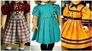 'Very beautiful full sleeves winter designing little girl frocks designs daily wear ideas'