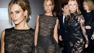 'Poppy Delevingne See-through Black Gowns For Savage Beauty Fashion Gala 2015'