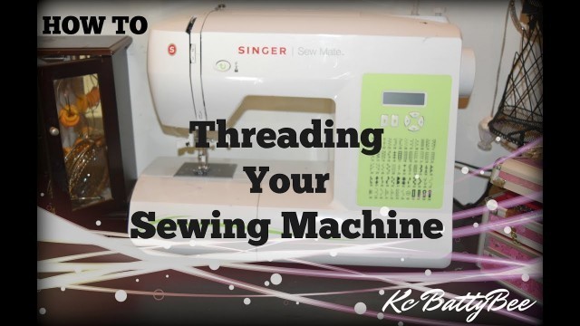 'EASY!! How To Thread your Sewing Machine | Singer SewMate'