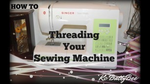 'EASY!! How To Thread your Sewing Machine | Singer SewMate'