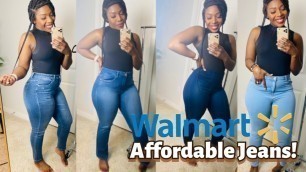 'THE BEST WALMART JEANS |AFFORDABLE JEAN COLLECTION 2021| #WalmartHaul #WalmartFashion'