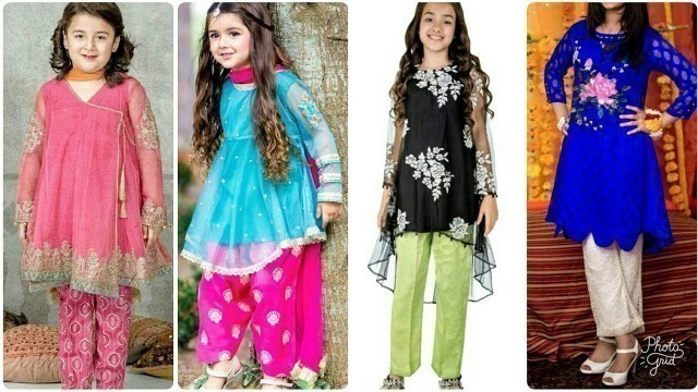 'Summer Eid Little Girl designer Party wear dress Collection for Baby Girl'