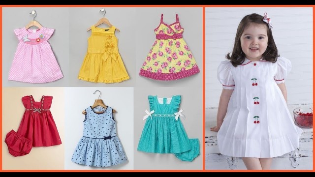 'Casual Cotton Frock Designs For Girls #Simple Frocks For Baby Girl #Little Girl Dress=FSBS'